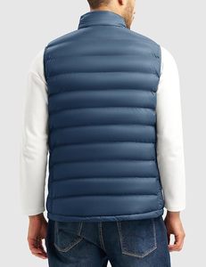 Vestes matelassées légères coupe-vent pour hommes 2025, manches longues, rembourrage intégral, fermeture éclair personnalisée, coque souple, style boxy, matelassées - Product Image 4