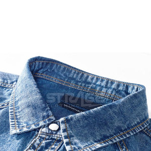 Camisa Vaquera Informal Transpirable 100% Algodón Duradera con Ajuste Equilibrado, Superficie Lisa, Características Ecológicas de Alta Calidad - Product Image 3
