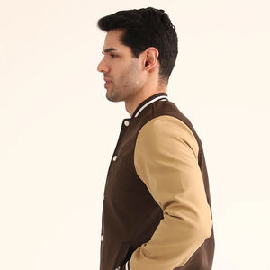 Chaqueta Universitaria de Béisbol Personalizable para Hombre con Cuero Genuino, Parches Bordados de Chenilla de Invierno, Estilo Letterman - Product Image 4
