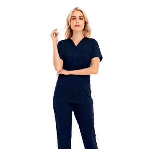 OEM meilleur Service gommage infirmière 2025 nouvelles ventes unisexe mode Logo personnalisé service médical hôpital uniforme d'infirmière pour la vente en gros - Product Image 2