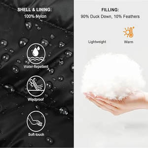 2024 hommes légers manteaux d'hiver chaud matelassé bulle rembourré capuche manteau imperméable bouffant veste pour hommes - Product Image 4