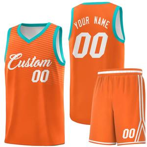 Uniforme de Baloncesto Sublimado para Hombre y Jóvenes, Personalizado con Nombre y Número, Conjuntos de Uniformes de Baloncesto - Product Image 1