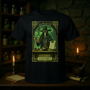 Camiseta de Doctor de la Peste con Temática de la Medicina Medieval: ¿Prueba de las sanguijuelas?-Producto Promocional - Product Image 3