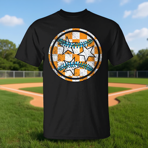 T-Shirt Promozionale Volunr State Orange Tennessee per Baseball e Softball in Colore Arancione Intenso - Product Image 3