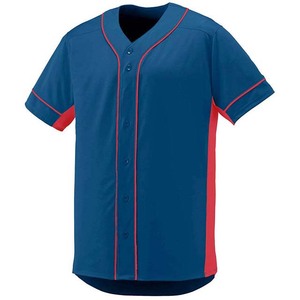 Venta al por mayor personalizado bordado Logo pulóver transpirable béisbol desgaste 100% poliéster nuevo estilo béisbol Jersey con botón - Product Image 1