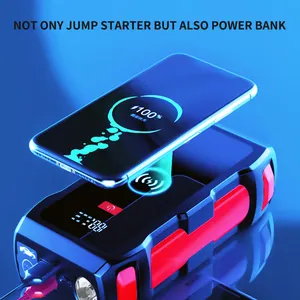 공장 가격 12V 72000mAh 휴대용 자동차 점프 스타트 손전등 점프 스타터와 다기능 점프 스타터 전원 은행