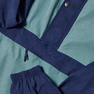 Chaqueta cortavientos para correr de poliéster con media cremallera para hombre, gran oferta de fábrica de la mejor calidad, tejido transpirable de invierno con logotipo impreso - Product Image 4