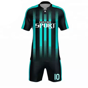 Latest Model Sublimation Soccer Uniforms With Custom Logo Full Sublimation Men Soccer Wear Uniforms In Low MOQ Anti Becterial - Product Image 1