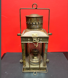 Elegant Item for Home DecorMarine Brass Ships <b>Lantern</b> with Original Glass Shade Handmade Stand High Quality <b>Lamp</b> - Product Image 1