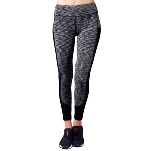 Women High Yoga Leggings <b>Mesh</b> Fitness Gym Sports Quick Dry Elastic Wrinkle-Resistant Simple Twist Seamless Full Length Jogging - Product Image 2