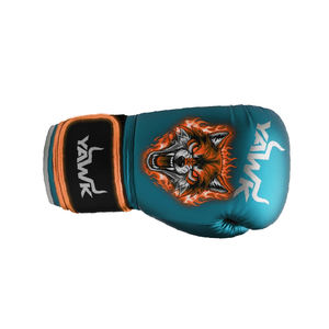 ถุงมือฝึกซ้อมมวยหนังแท้ปรับแต่งได้ พร้อมสายรัดข้อมือแบบตีนตุ๊กแก ระบายความชื้น และดีไซน์แบบเต็มนิ้ว - Product Image 6