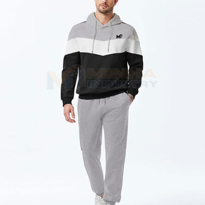 Best Selling Custom Made <b>Men</b> Tracksuit New Arrival 100% Cotton <b>Pullover</b> <b>Men</b> Tracksuit For Sale - Product Image 3
