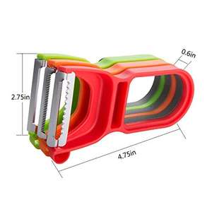 Fournisseur en gros d'éplucheurs en acier inoxydable, fabricant d'éplucheurs de légumes, ensemble d'éplucheurs julienne droits dentelés - Product Image 2