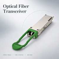 Module émetteur-récepteur optique compact 200G QSFP56, interface fibre, prêt pour rack, emballage OEM personnalisé