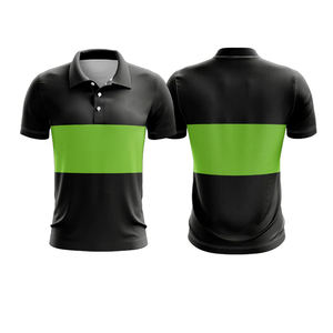 T-shirt polo imprimé de bonne qualité compétitif pas cher pour hommes T-shirt polo décontracté à manches courtes - Product Image 3