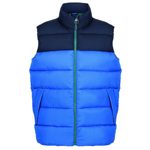 Gilet matelassé décontracté pour hommes pour l'automne hiver chaud col montant sans manches gilet manteau - Product Image 2