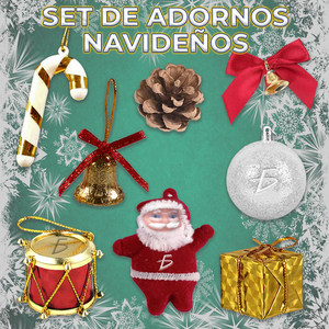 Mini Santa Claus, Juego de 7 Bolas de Arcilla Polimérica, Adornos Navideños Hechos a Mano, Bolas de PVC, Decoración Festiva para Fiestas, Empaquetadas en Caja - Product Image 3