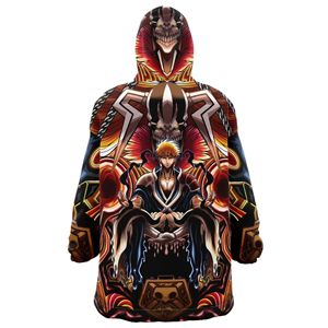 Sweat à capuche en polaire Sherpa imprimé sur mesure-Sweat à capuche ultra chaud et élégant avec des motifs personnalisés - Product Image 4