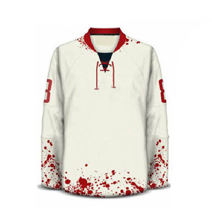 2025 nueva camiseta de Hockey Retro cosida con estampado 3D clásica auténtica camiseta de Hockey para hombre uniforme de Hockey sobre hielo de manga larga - Product Image 6