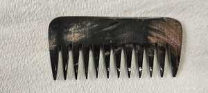 Peigne anti-poux classique à la mode Peignes en corne pour salon Accessoires pour cheveux gravés à la main pour la revente - Product Image 3