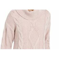 Maglione da Donna Charter Club con Collo ad Anello, Lavorazione a Trecce e Glitter, Traspirante, Casual, Taglia XX-Large per Autunno/Inverno, Rosa - Product Image 2