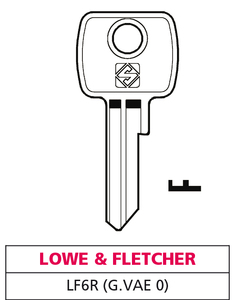 Chiave Asc Lf6r (g. Vae 0) Lowe & Fletcher - Product Image 1