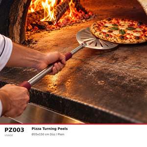 Pelle à pizza ronde plate en aluminium Fida 30 cm - Product Image 5