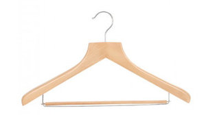 Perchas de Madera Marrón de 7 Alambres Gruesos de la Mejor Calidad con Acabado Lacado para Trajes, Abrigos y Chaquetas, Duraderas, Multifuncionales, para Armario y Boutique - Product Image 4