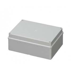 Boîtier de jonction extérieur 190X140X70mm, boîtier résistant aux intempéries à paroi lisse - Product Image 1
