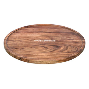 Assiette de chargeur en bois fantaisie Designer fait à la main de qualité supérieure sous l'assiette Assiette de chargeur en bois de luxe classique et élégant - Product Image 4