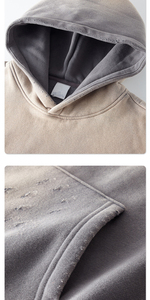 Sudadera con Lavado Ácido de Alta Calidad, Estilo Urbano Premium, Sudadera con Lavado Ácido para Adultos, Sudadera Moderna de Invierno para Hombre - Product Image 5