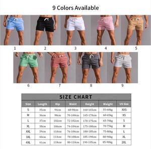 Pantalones cortos deportivos de talla estadounidense con logotipo personalizado de algodón para hombre, pantalones cortos de culturismo para correr de verano, talla grande, entrenamiento, gimnasio, envío DDP - Product Image 6