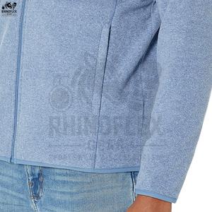 Nouvel arrivage de sweat à capuche d'entraînement zippé à fermeture éclair unisexe basics coton mélangé hiver vente en gros de sweats à capuche d'entraînement à fermeture éclair de fitness à vendre - Product Image 4