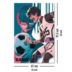 Affiche d'anime Blue Lock, Jinpachi Ego & Yoichi Isagi, duo dynamique, affiche Lock - Product Image 4