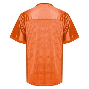 Orange and Customized All Color Football Wear 100% Polyester Short Sleeve V Neck Sportswear American Football Jersey Shirts Tops - Product Image 3