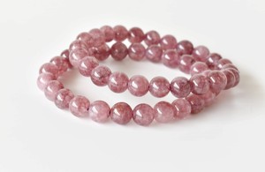 Premium Quality Selling Pink Tourmaline 8mm Round Beaded <b>Bracelet</b> Semiprecious Healing Crystals for Jewelry At Wholesale Price - Product Image 6
