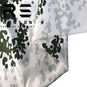 Tela de Nailon Cordura 500D, Estampado de Camuflaje Alemán <span class=keywords><strong>Flecktarn</strong></span> Schneetarn, Material Oxford Tejido, Ropa Deportiva Táctica - Product Image 5