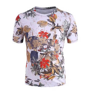 Ropa de calle de alta calidad, camiseta personalizada con estampado de sublimación, 100% poliéster, secado rápido, Unisex, informal, nueva camiseta ajustada moderna - Product Image 5