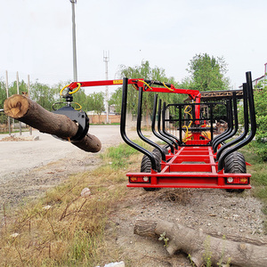 Remolque Forestal Resistente con Motor Diésel, Grúa y Monitoreo Remoto para el Transporte de Madera - Product Image 6