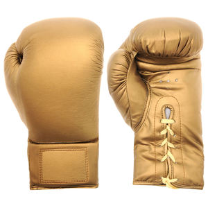 Gants de boxe en cuir respirants personnalisés avec logo pour entraînement extérieur – Gants adultes à lacets de haute qualité fabriqués sur mesure - Product Image 1