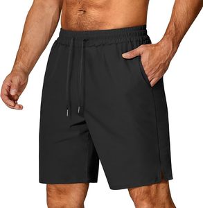 Men's Eco-Friendly Summer Athletic Gym <b>Shorts</b> Breathable Lightweight Half Sleeve Workout Wear Elastic Waist Pockets Quick Dry - Product Image 3