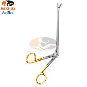 JACKBILLY Caspar Instrumento Recto de 6 Pulgadas Copa Fenestrada Mordazas Dentadas Disco Intervertebral Rongeur 2x12mm Acero Inoxidable - Product Image 2