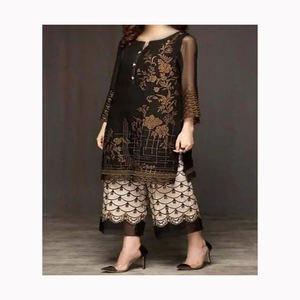 Les femmes indiennes et pakistanaises portent des vêtements pour la boutique du magasin avec des prix de gros vêtements de festival en soie brodés et imprimés - Product Image 2