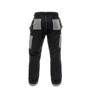 High Quality Men's Safety Cargo Work Pants CE Certified Windproof Cotton Heavy Duty Customizable Knee <b>Pad</b> Pockets - Product Image 5