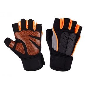 Gants de gymnastique en cuir respirants sur mesure dragonne réglable pour l'entraînement sportif Fitness haltérophilie musculation cyclisme - Product Image 1