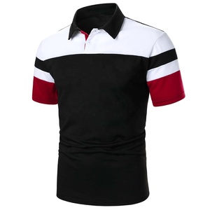 100% algodón puro para hombres para Polos calidad estándar logotipo personalizado bordado sólido High Street liso teñido calidad superior elegante - Product Image 1