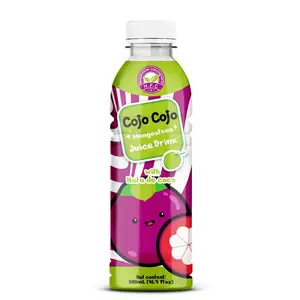 新产品500毫升Cojo Cojo山竹果汁饮料与Nata de coco自有品牌OEM ODM清真BRC