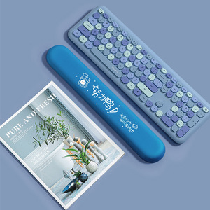 Kawaii 3D Gaming <strong>Mouse</strong> Pad with Silicone Cushion Slow Rebound Wrist Support Cute Cartoon Style Office Wrist Rest Memory Foam - Product Image 5