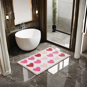 Alfombra de baño de algodón con mechones a mano de estilo moderno de calidad superior cuadrada lavable ecológica para uso en el hogar o el Hotel Oferta de tamaño personalizado - Product Image 1