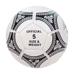 Ballon de football extérieur imprimé sur mesure taille 4/5 synthétique PU laminé taille officielle ballon de football fondu entraînement - Product Image 5